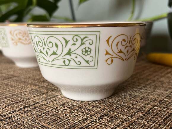 Homer Laughlin Other - Homer Laughlin Restaurant Ware (8) Coffee Cups + Open Sugar Bowl USA